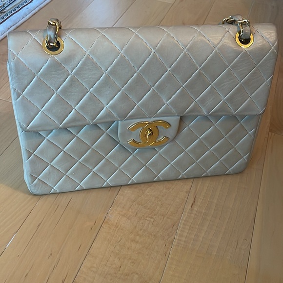 CHANEL CLASSIC VINTAGE 1991-1992 MAXI - Picture 5 of 14